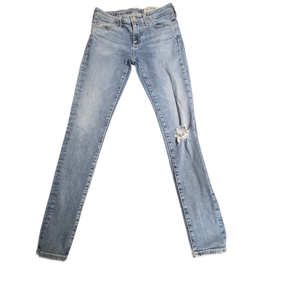 AG ADRIANO GOLDSCHMIED LEGGING ANKLE SUPER SKINNY ANKLE JEAN NO DISTRESS SIZE 24 - Picture 1 of 10